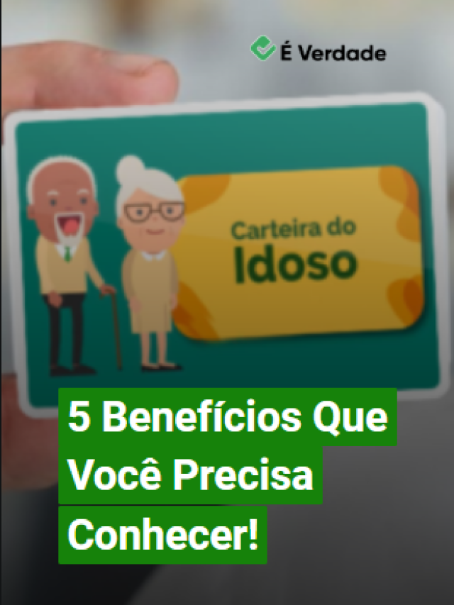 Pare dePare de perder benefícios! Use a Carteira do Idoso AGORA!