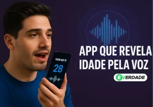 App que revela idade pela voz: Nova febre entre influenciadores - É Verdade