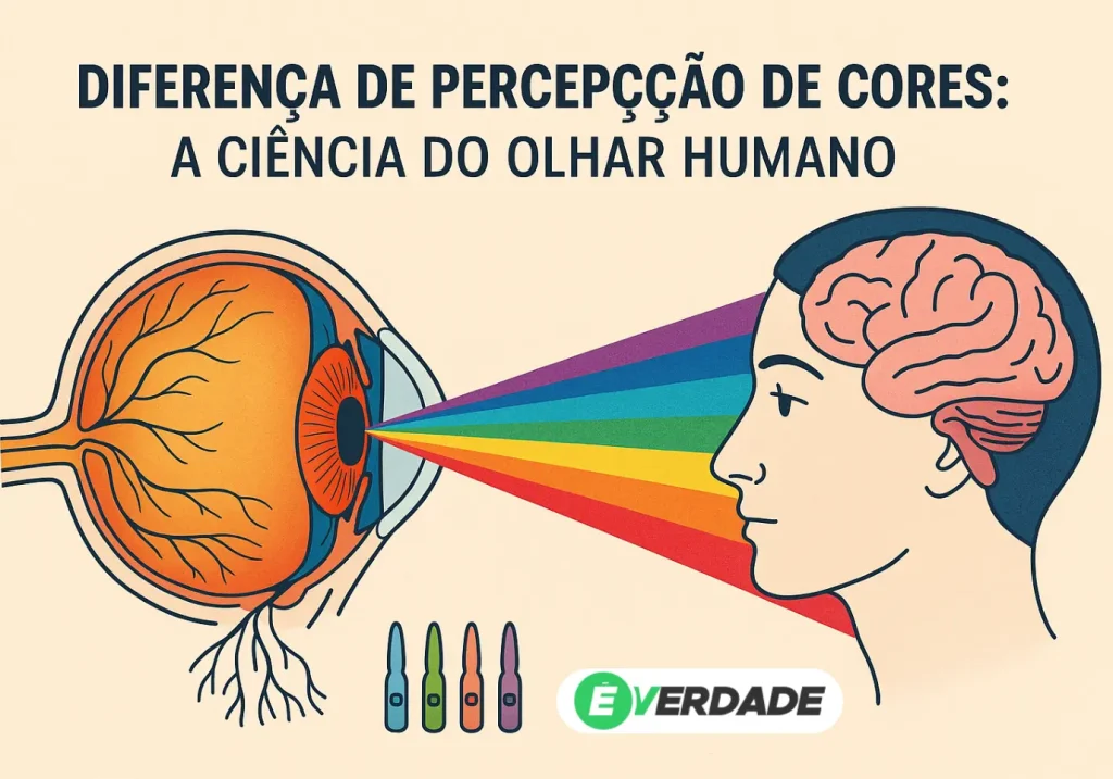 Diferença de percepção de cores: a ciência do olhar humano - É Verdade