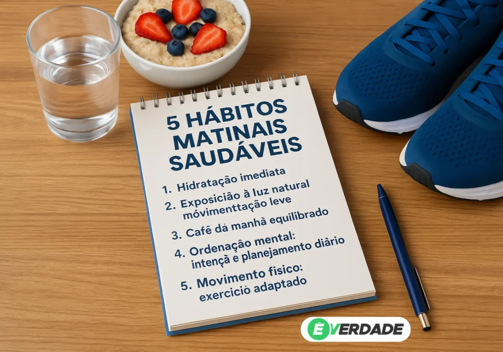 5 Hábitos matinais saudáveis: Segredos para começar bem o dia - É Verdade